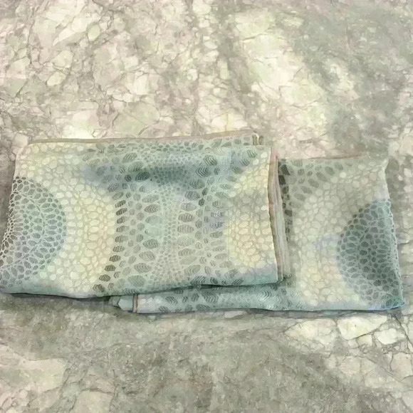 Set Of 2 Madison Park Baxter pillow shams 30” X 24” Decorative Geometric Sage - Picture 1 of 6